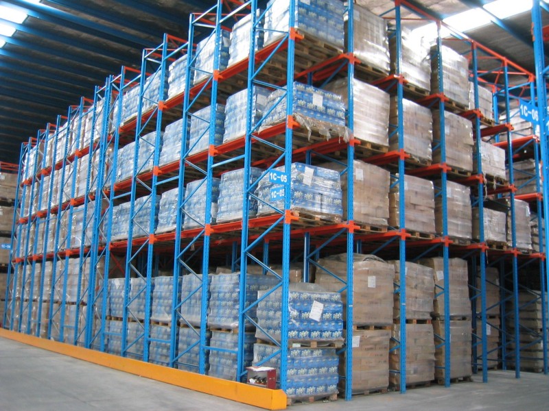 Open face drive in racks system