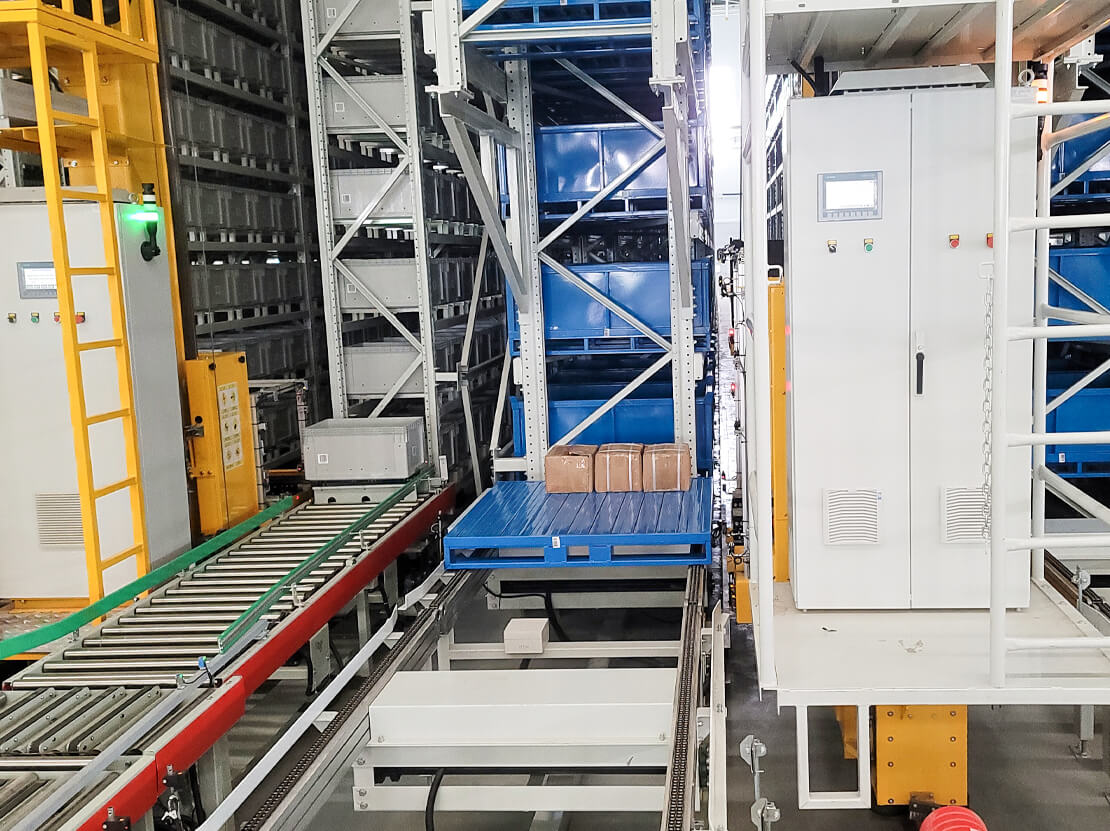 On-demand and precise retrieval (mini load ASRS)