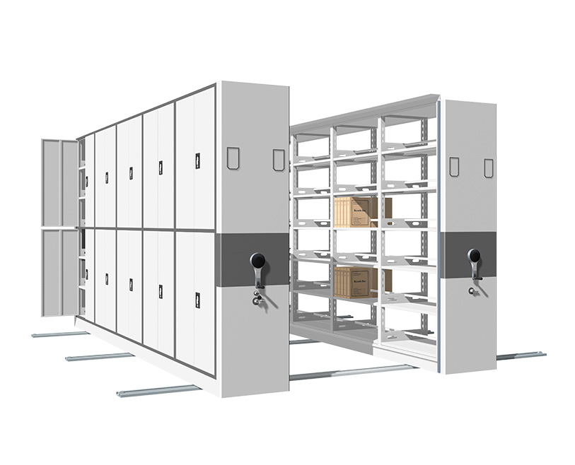 #HYD Mechanical-assist Mobile Shelving（01A)