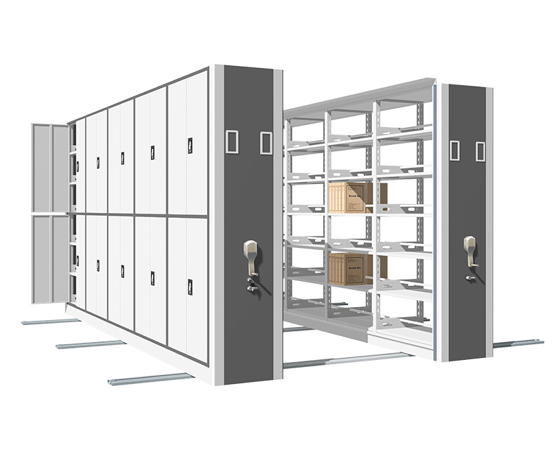 #HYD Mechanical-assist Mobile Shelving（4A)