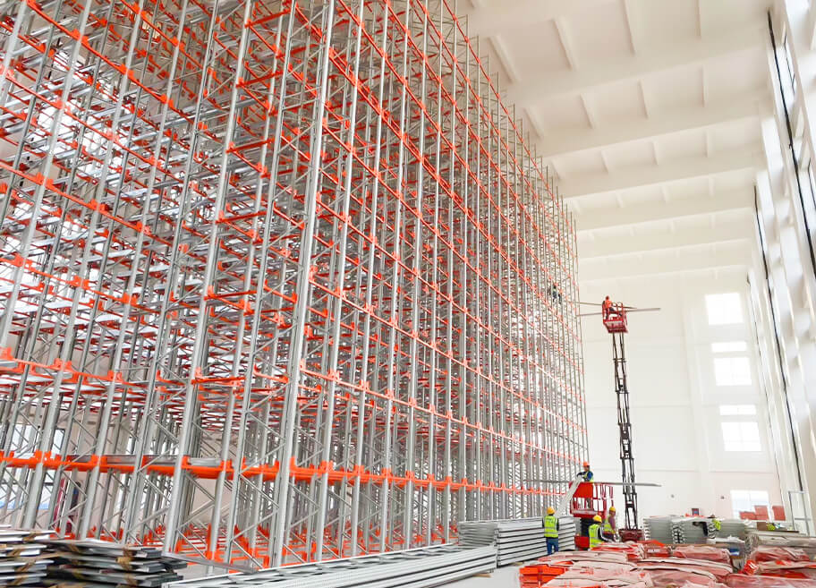 HUAYIDE Mother Child Shuttle Warehouse Completed Full Racking Structure