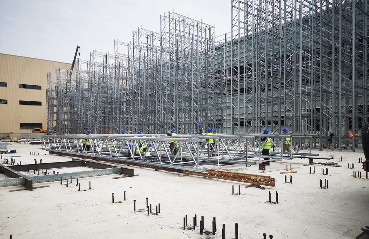 HUAYIDE Clad Rack Foundation & Shelf Installation