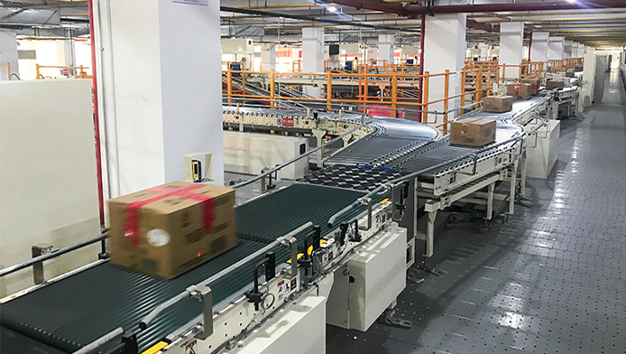 HUAYIDE Conveyor System for Food Logistics Fulfillment