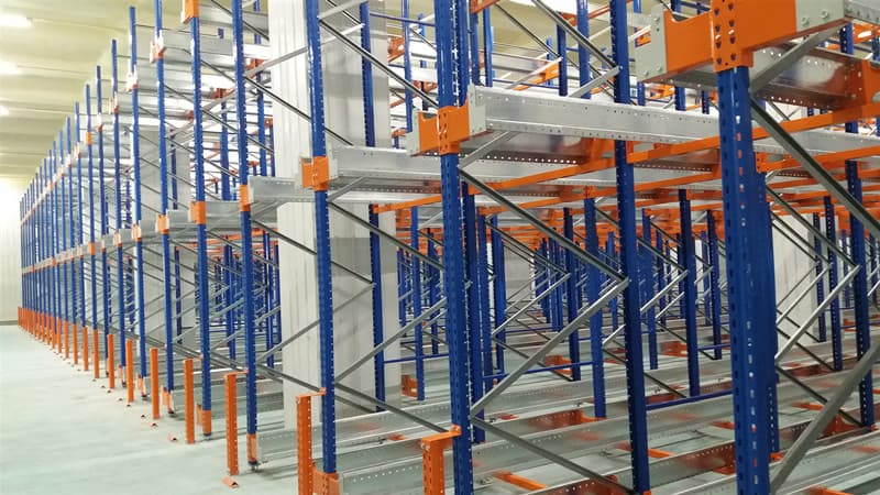 Radio Shuttle Warehousing System For High Denstiy Pallet Storage
